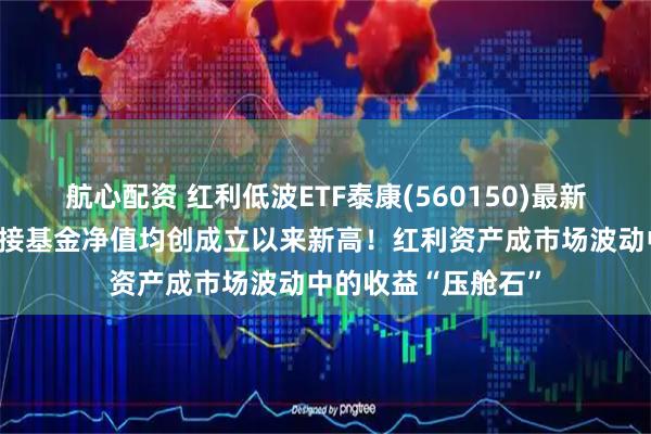 航心配资 红利低波ETF泰康(560150)最新基金规模、场外联接基金净值均创成立以来新高！红利资产成市场波动中的收益“压舱石”